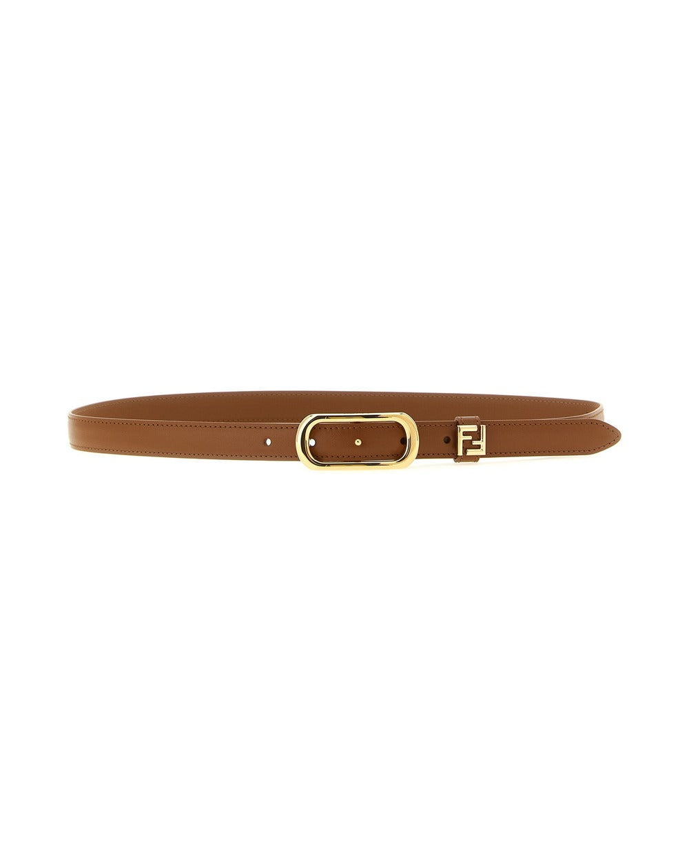 Fendi Brown Calfskin Regular Belt
