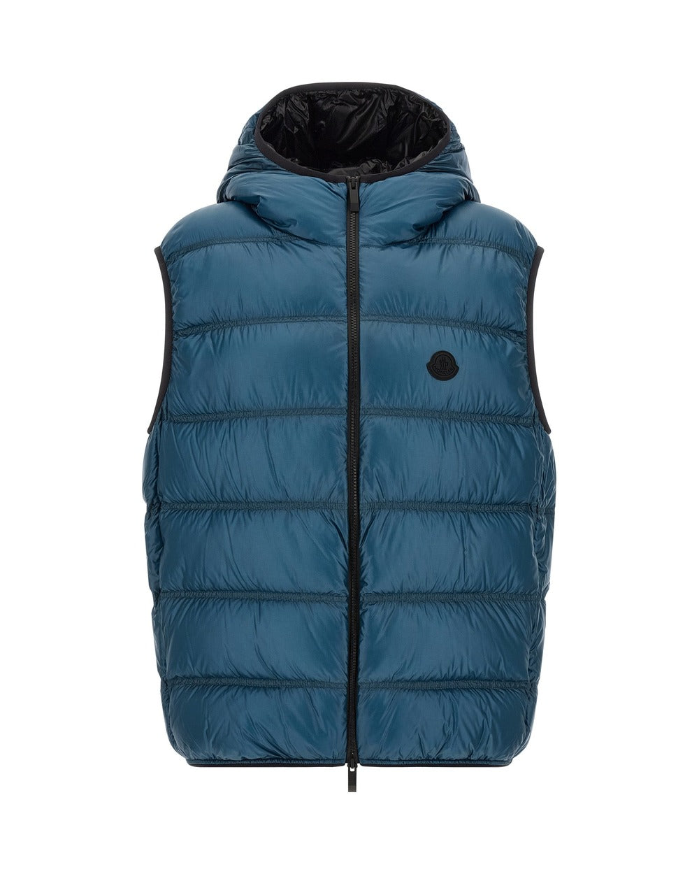 Moncler Blue Polyamide Full-Length Jacket