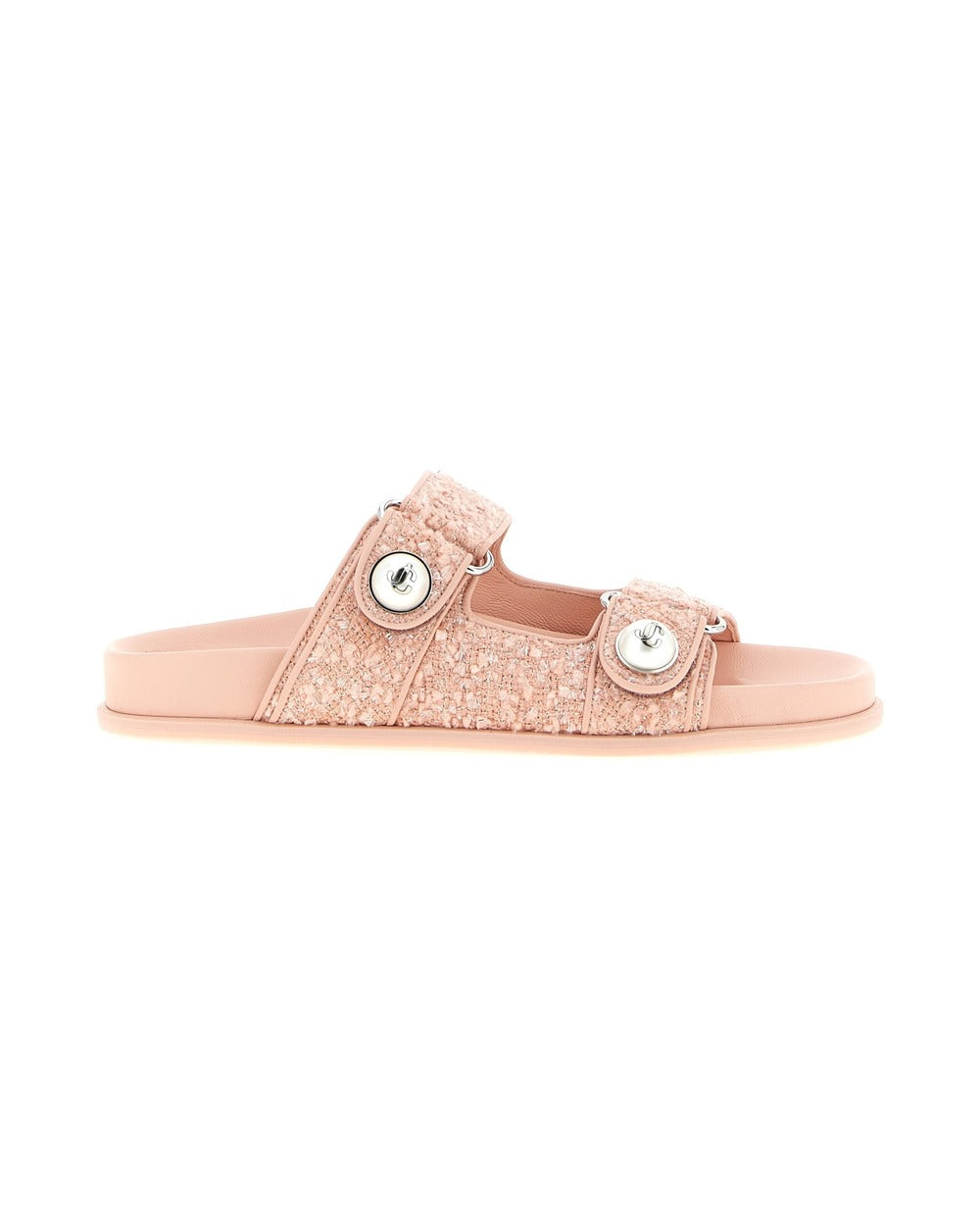 Jimmy Choo Multicolor Tencel Slides