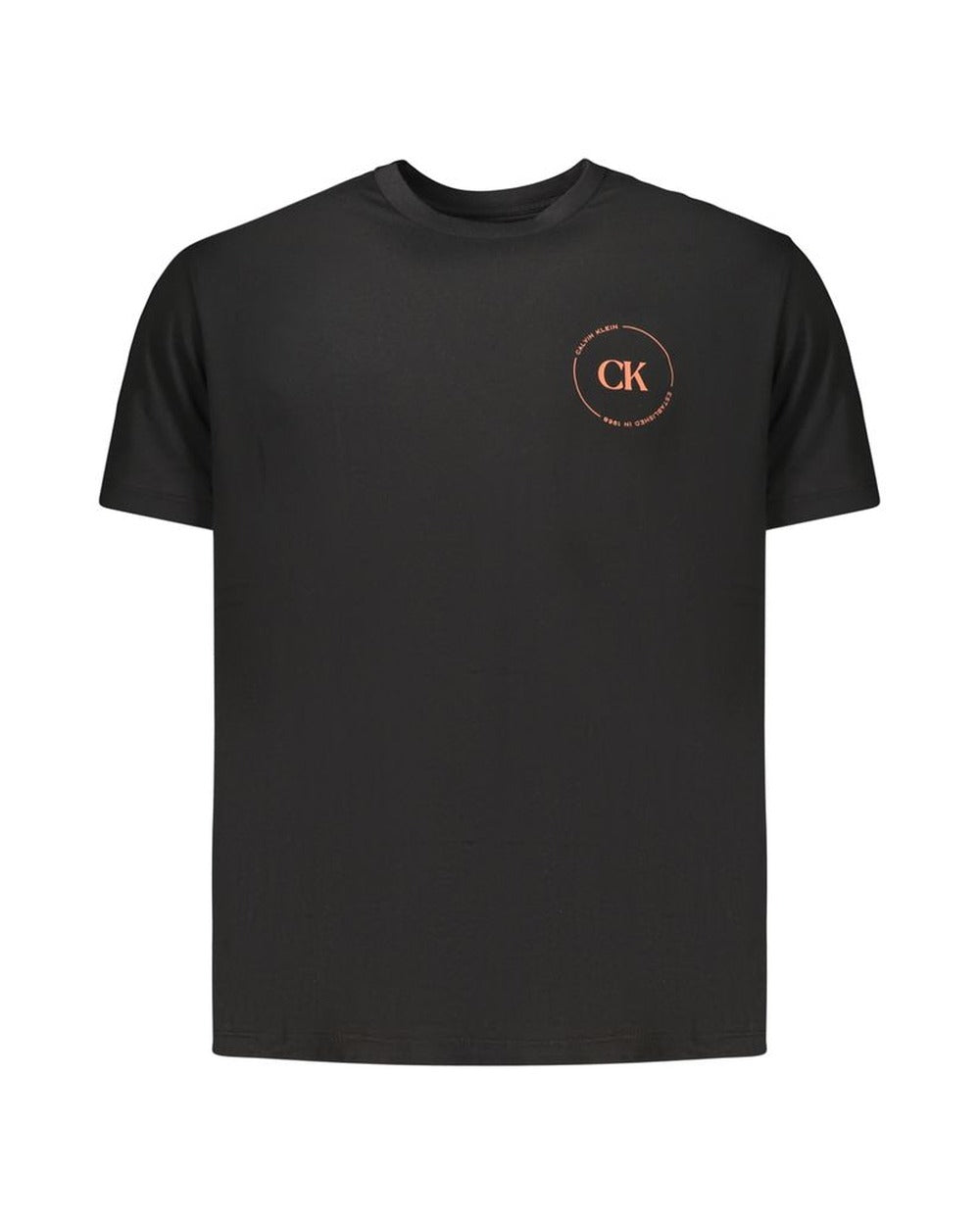 Calvin Klein Black Cotton Men's T-Shirt