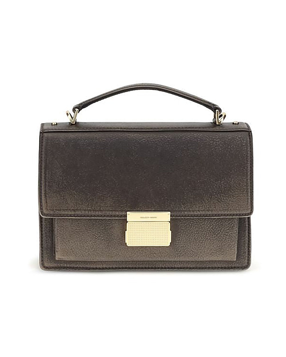 Golden Goose Brown Calf Leather Bos Taurus Handbag