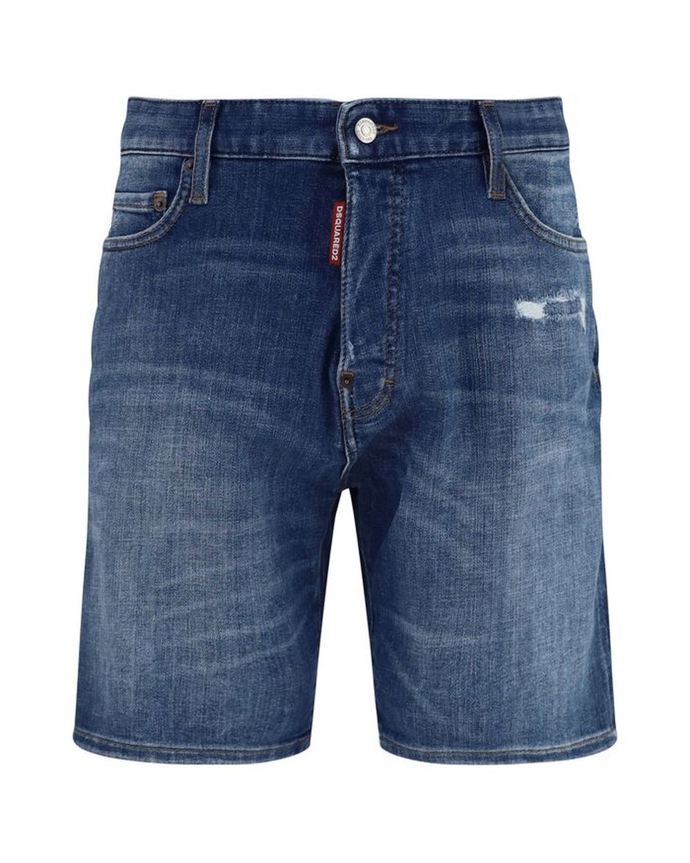Dsquared² Blue Cotton Bermuda Shorts