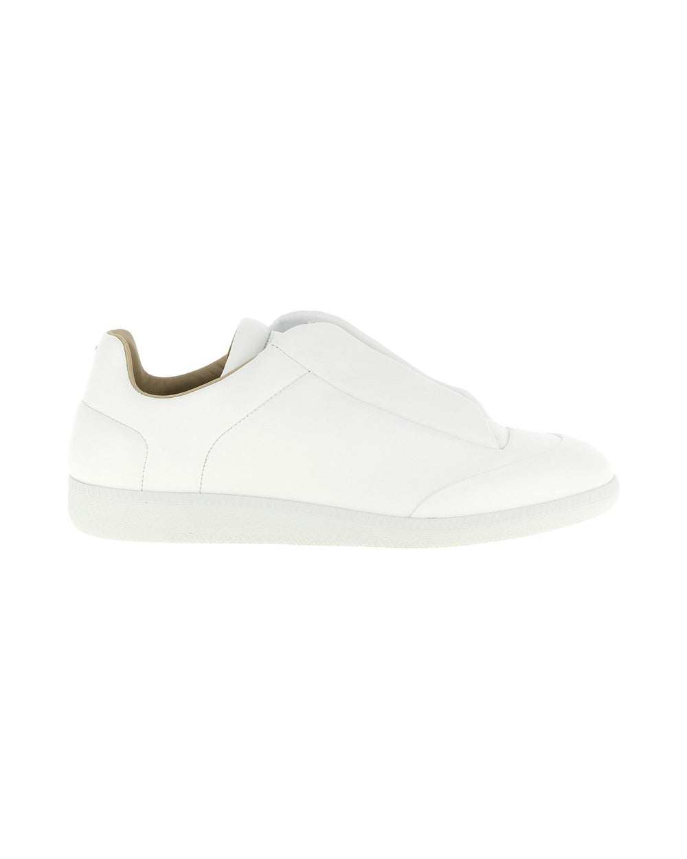 Maison Margiela White Calfskin Low Top Sneakers