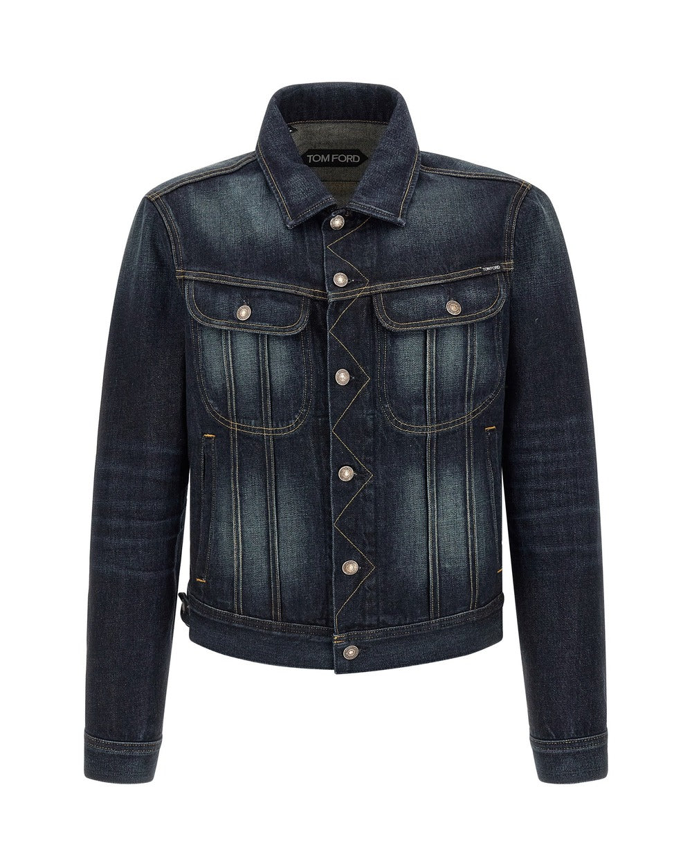 Tom Ford Blue Cotton Denim Jacket