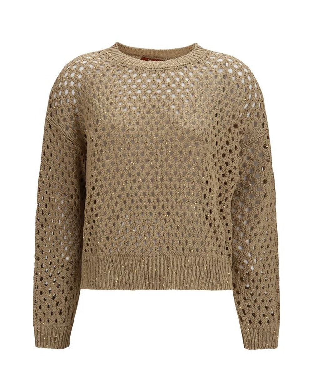 Max Mara Beige Cotton Sweatshirt
