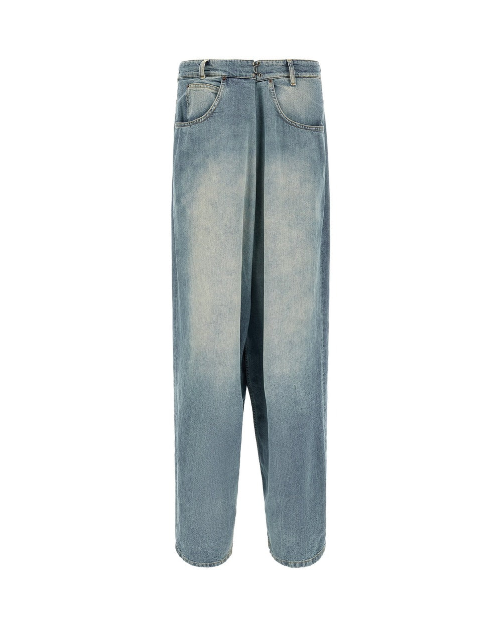 Maison Margiela Blue Cotton Jeans Denim