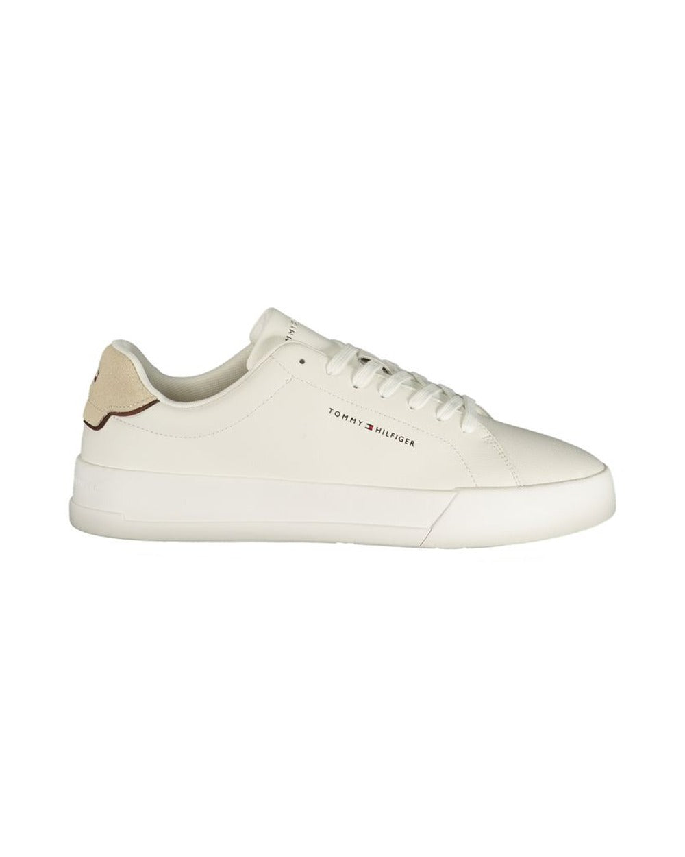 Tommy Hilfiger Bianco Polyurethane Men Sneaker