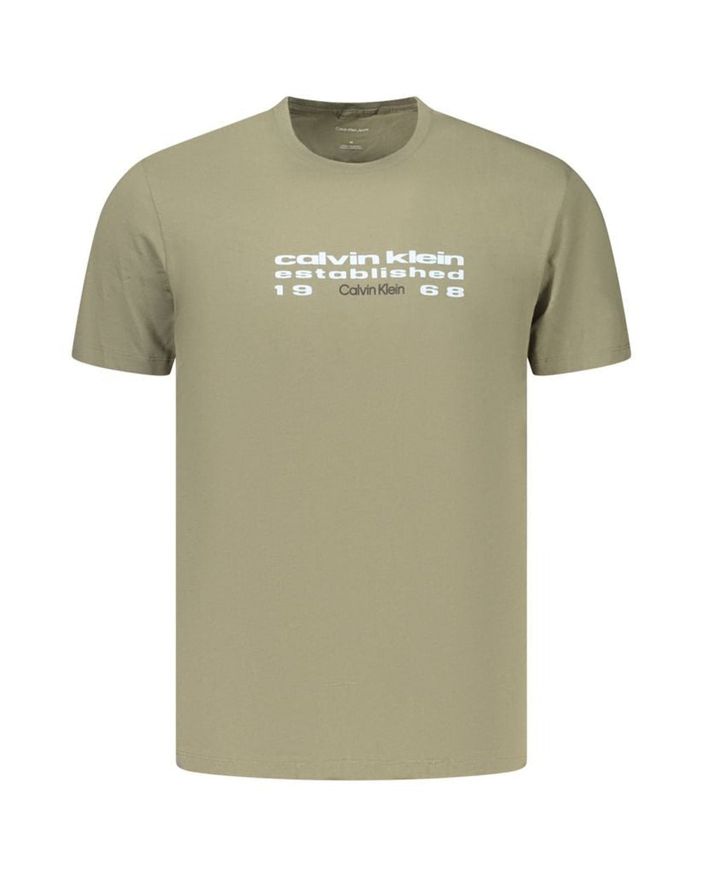 Calvin Klein Green Cotton Men's T-Shirt