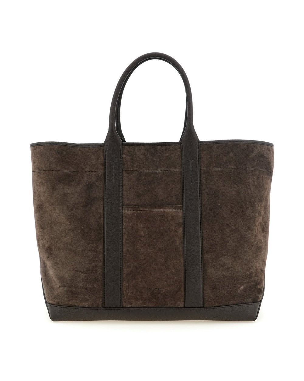 Tom Ford Brown Calfskin Tote Bag