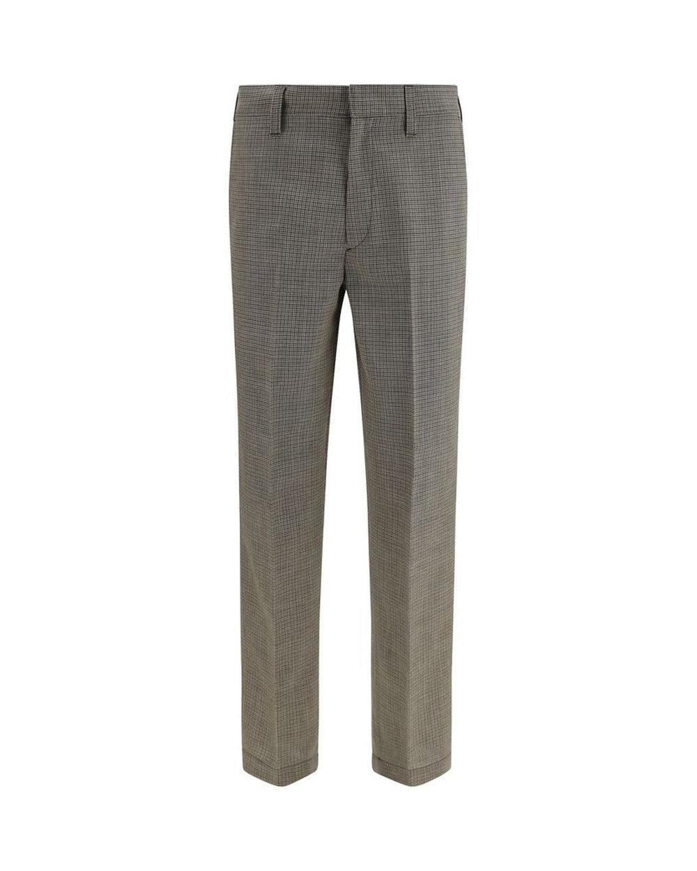 Prada Brown Wool Oves Aries Pants