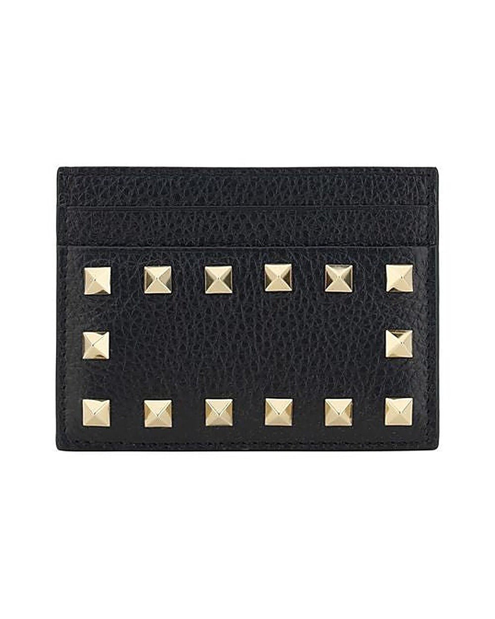 Valentino Garavani Black Calf Leather Bos Taurus Wallet