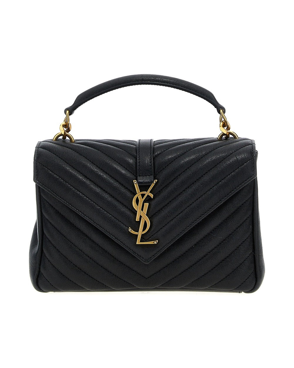 Saint Laurent Black Calfskin Crossbody Bag