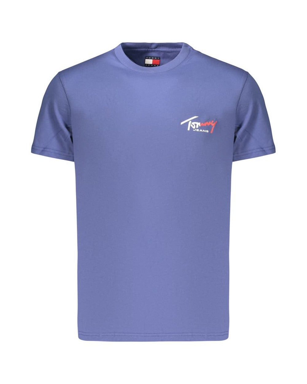 Tommy Hilfiger Blue Cotton Men's T-Shirt