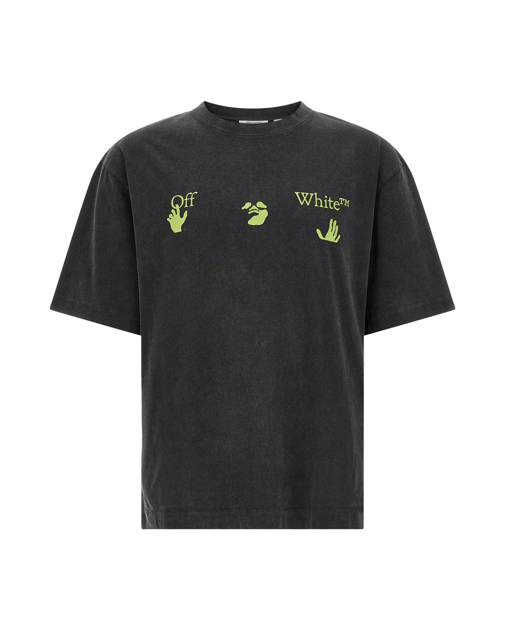 Off-White Black Cotton T-Shirt