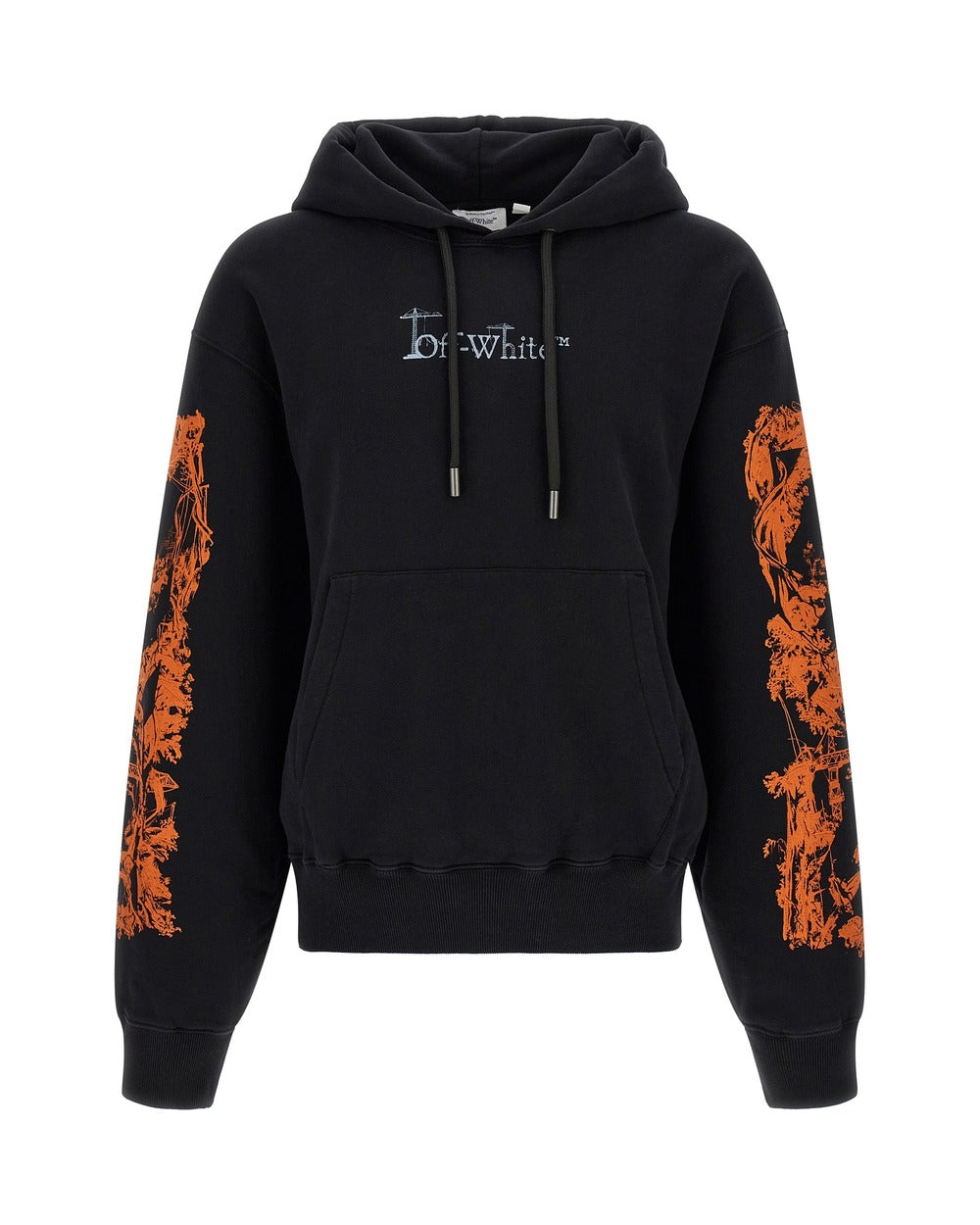 Off-White Black Cotton Sweatshirt