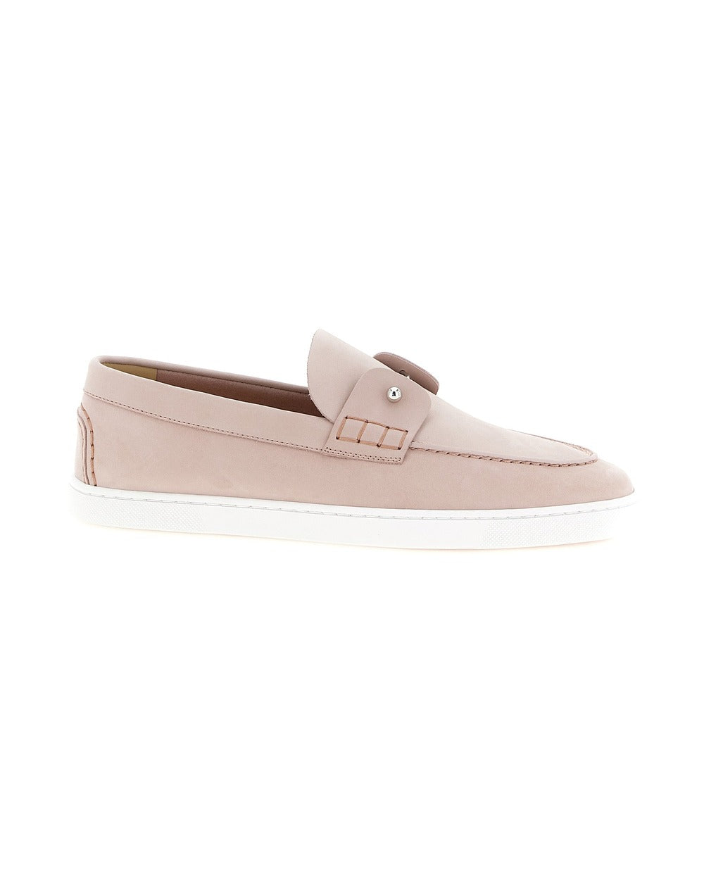 Christian Louboutin Multicolor Calfskin Slip-On Loafers