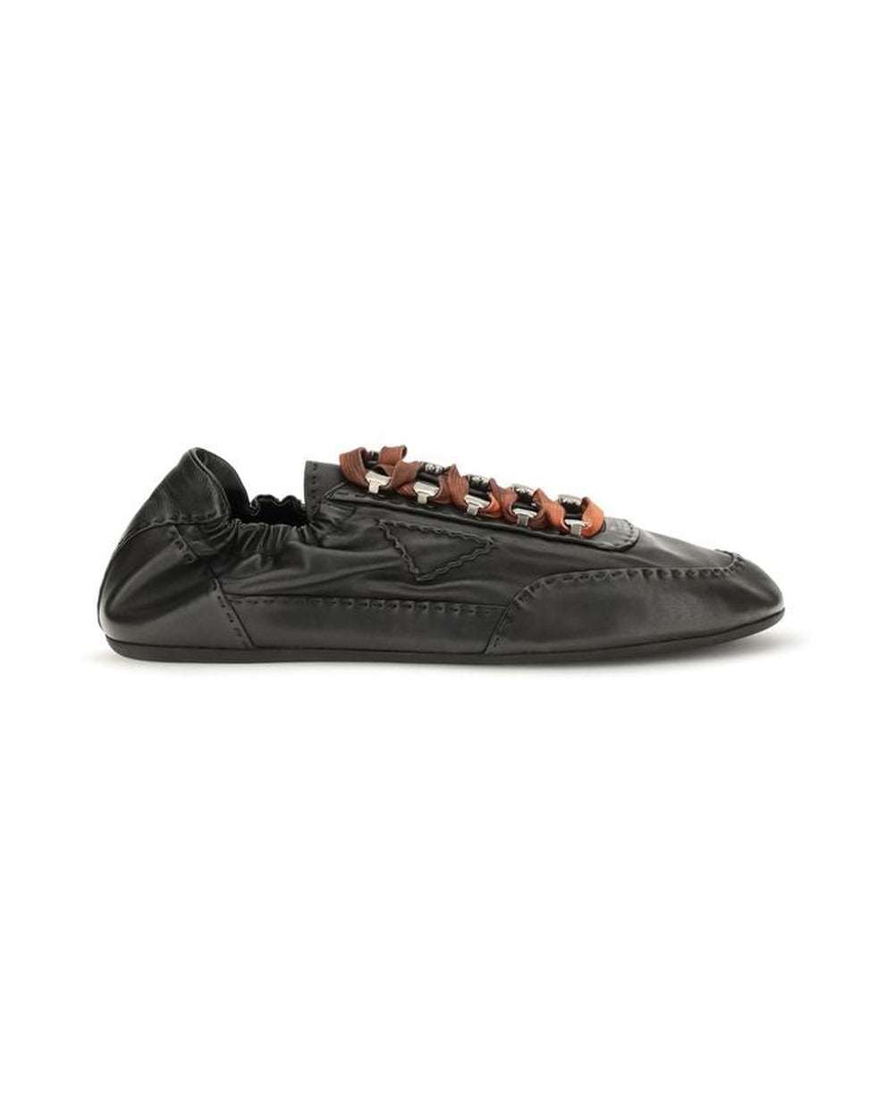 Prada Black Lamb Ovis Aries Aries Chunky Sneakers