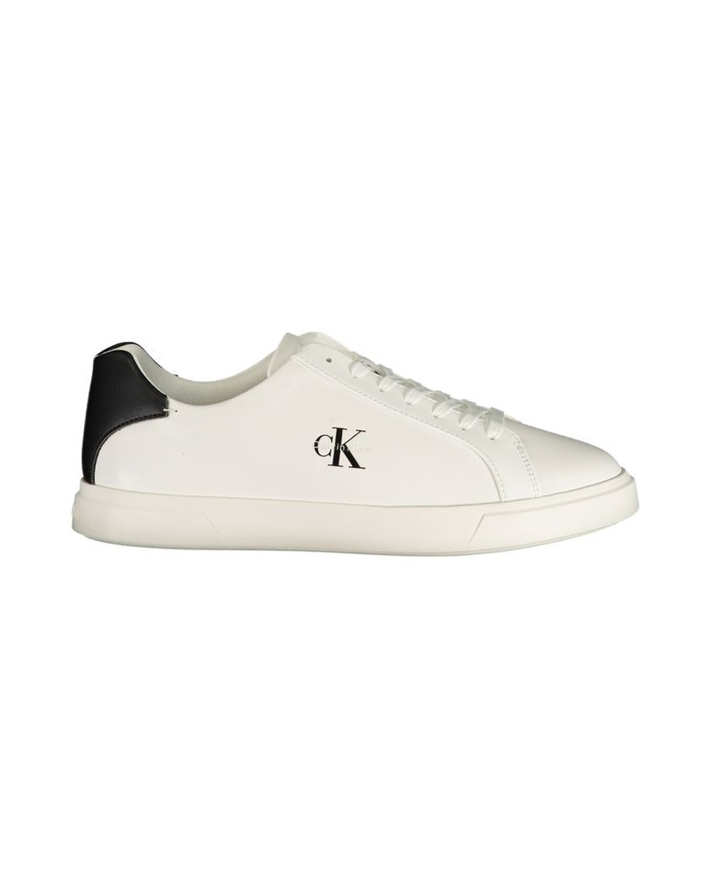 Calvin Klein White Polyurethane Men's Sneaker