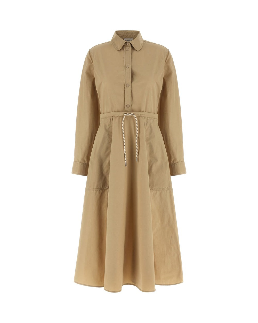 Moncler Beige Polyester Long Dress