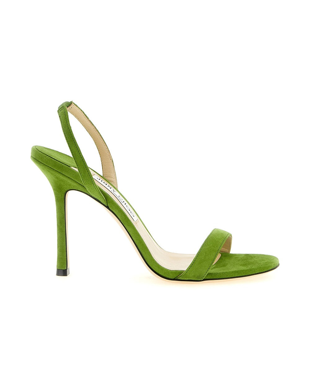 Jimmy Choo Bicolor Leather Stiletto Heel Sandals