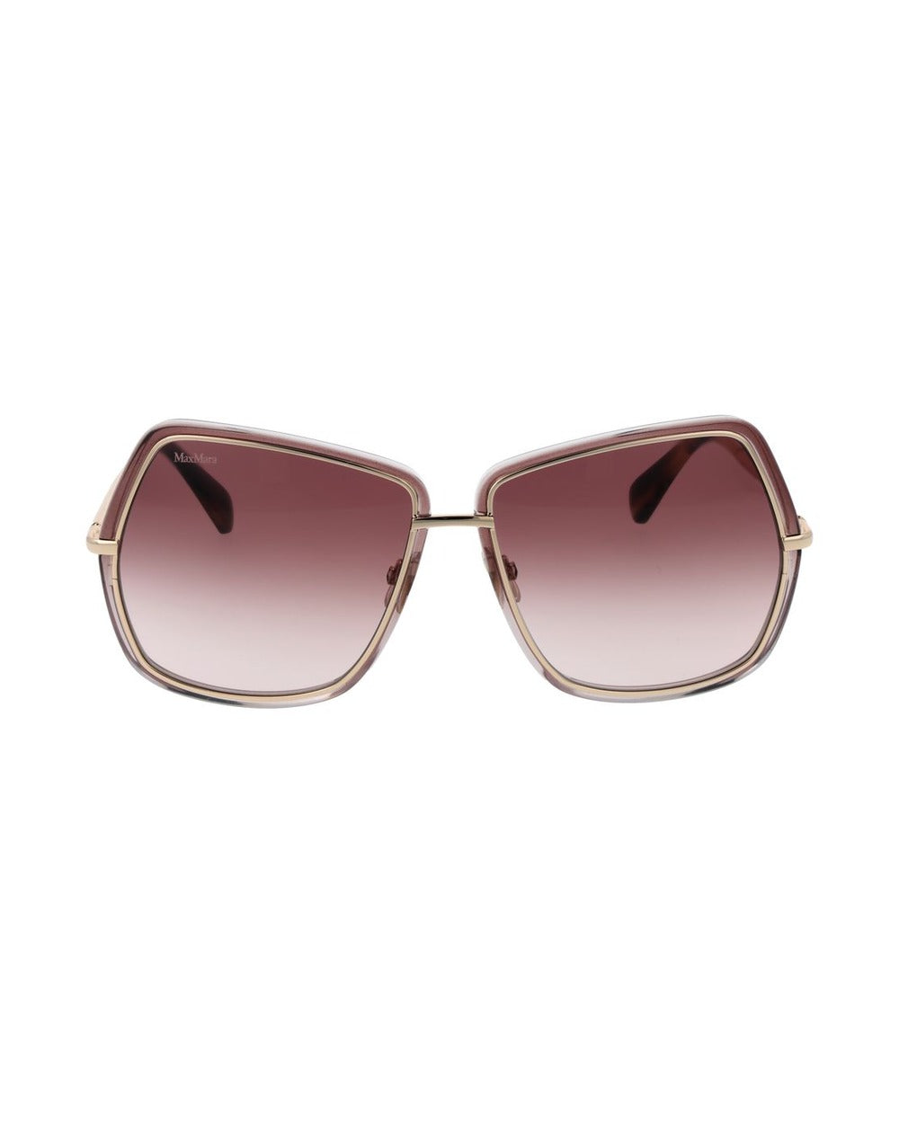 Max Mara Gold Metal Sunglasses
