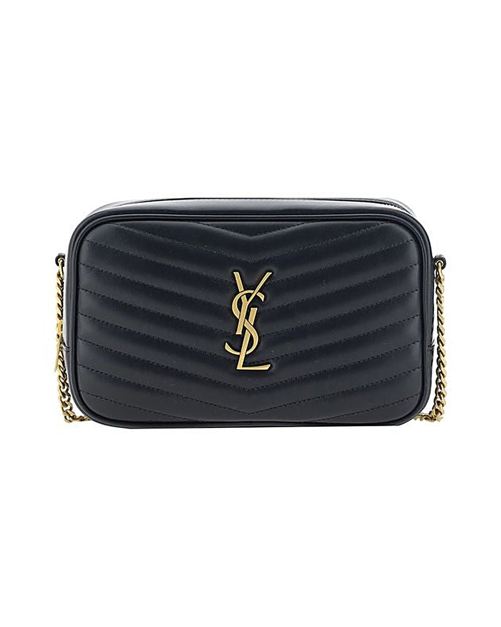 Saint Laurent Black Calf Leather Bos Taurus Shoulder Bag