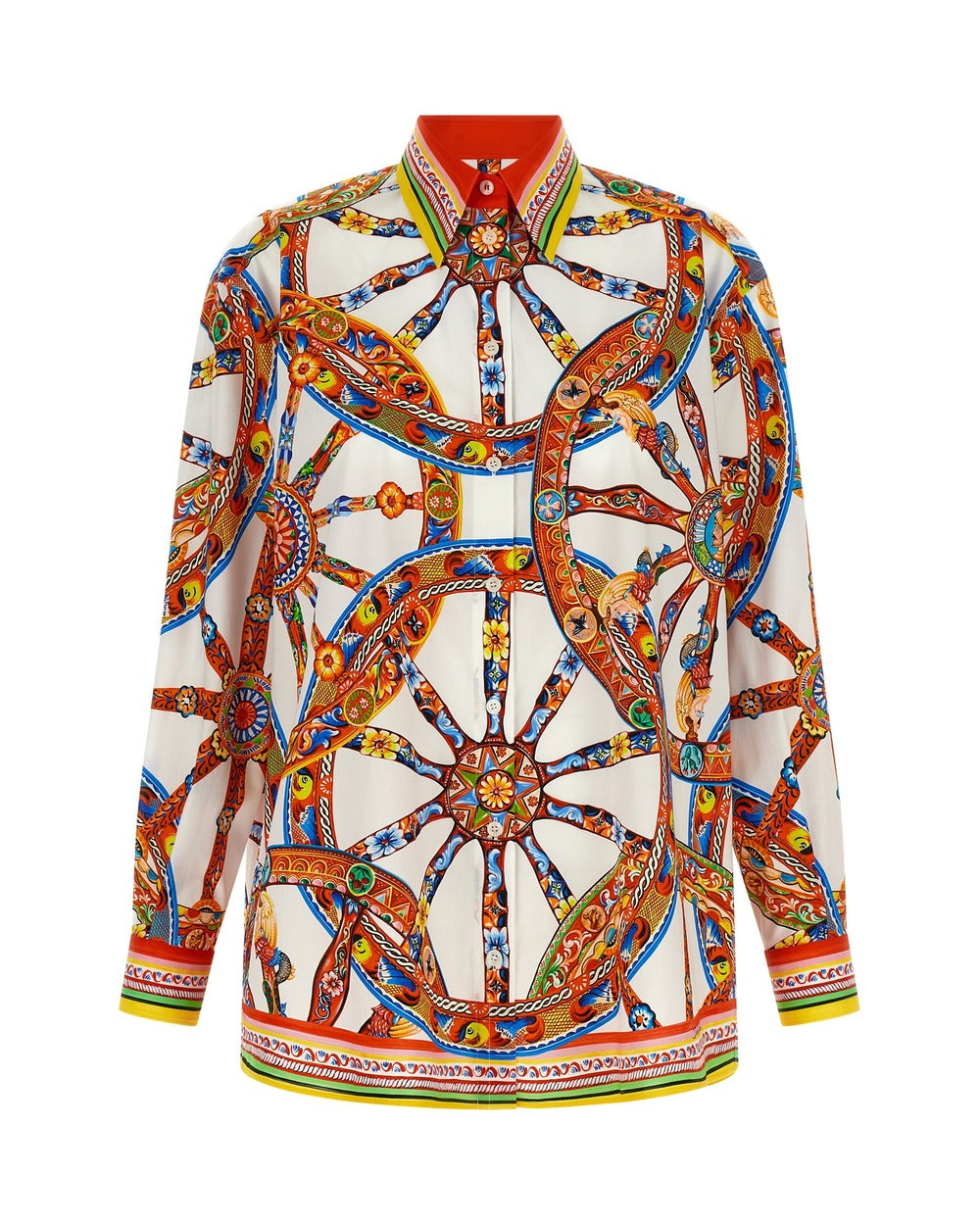Dolce & Gabbana Multicolor Cotton Blouse
