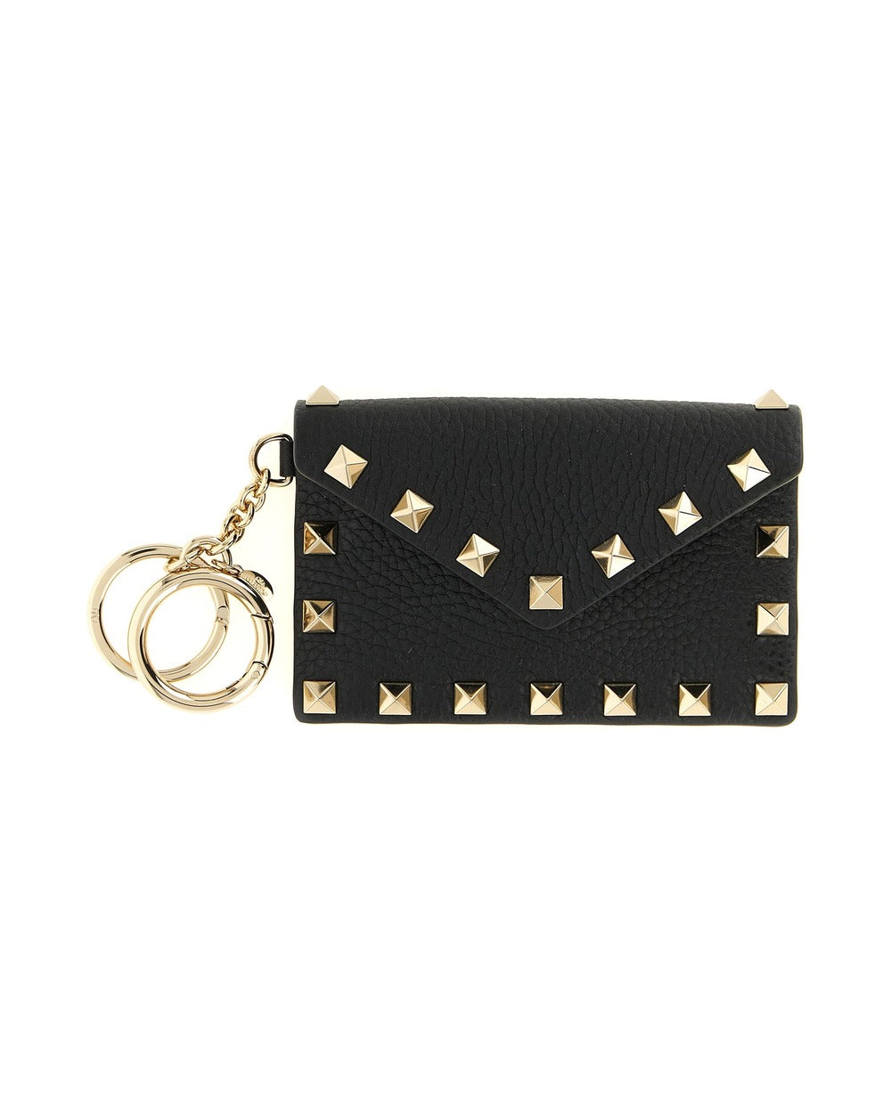Valentino Garavani Black Calfskin Cardholder