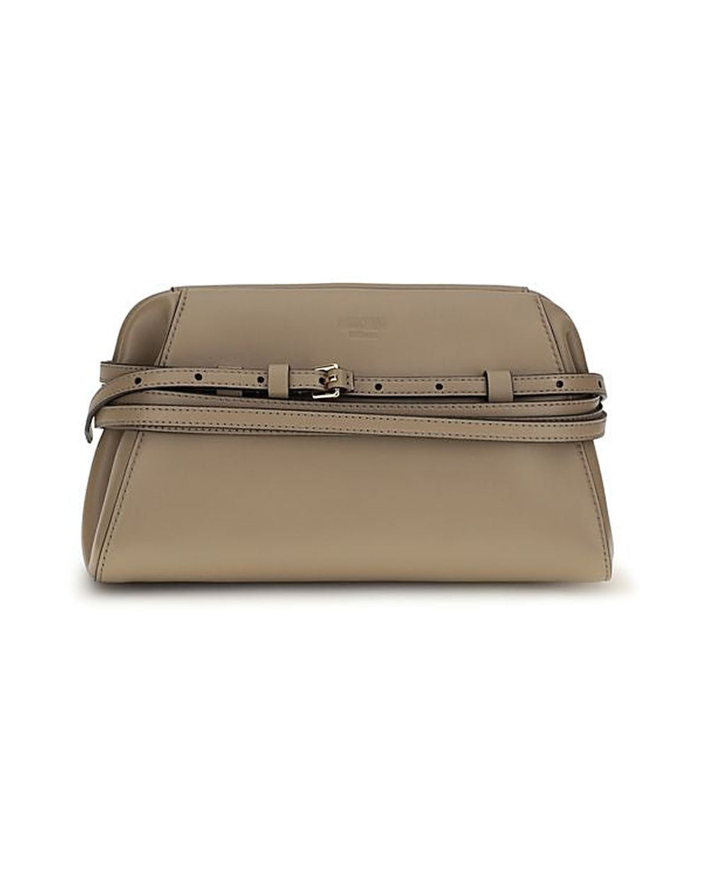 Moschino Beige Goatskin Clutch Bag