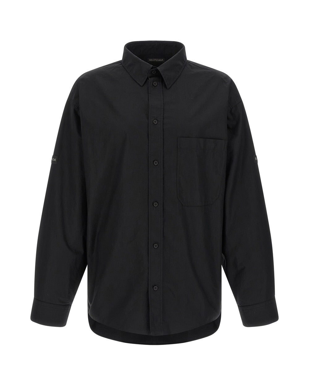 Balenciaga Black Cotton Blouse