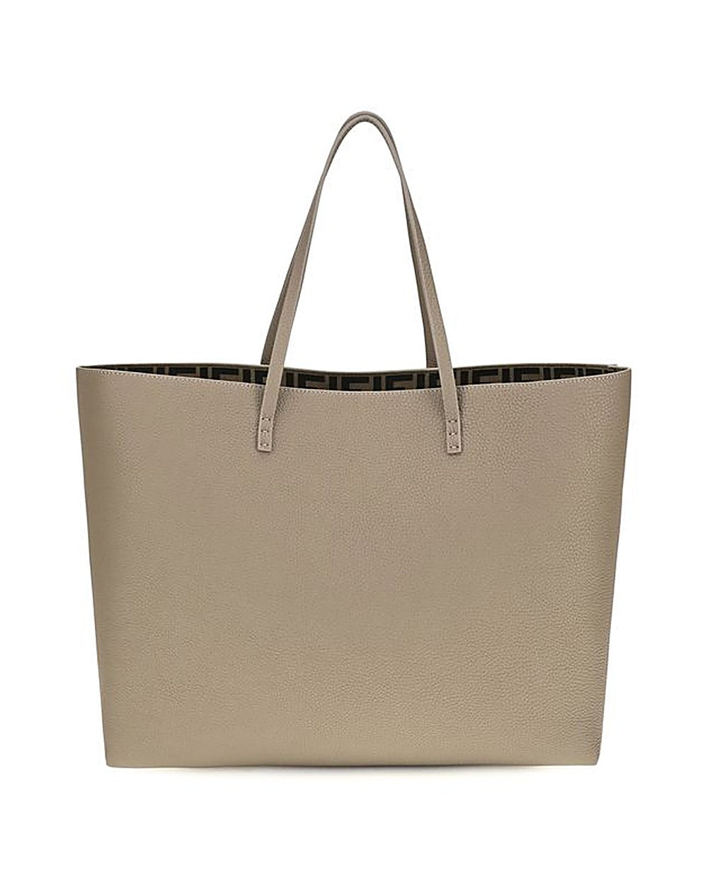 Fendi Beige Calf Leather Bos Taurus Shoulder Bag