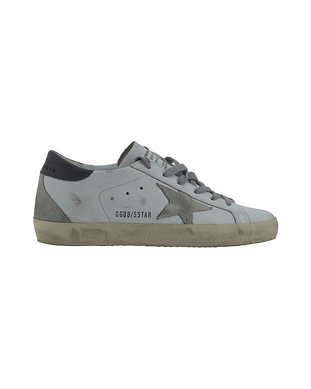 Golden Goose White Goatskin Low Top Sneakers
