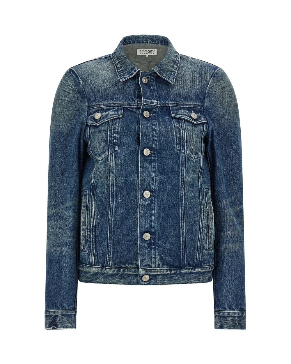 MM6 Maison Margiela Blue Cotton Denim Jacket