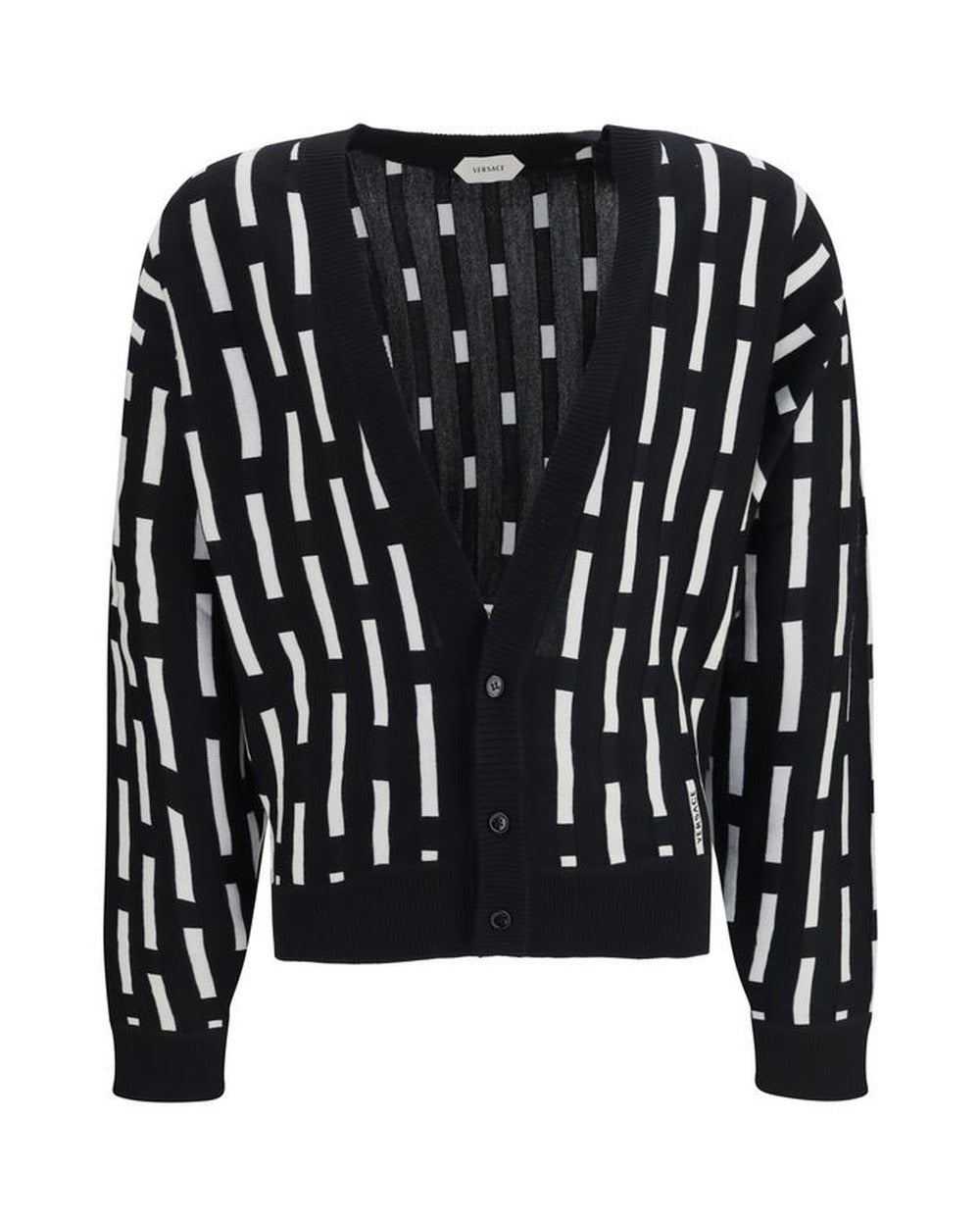 Versace Multicolor Wool Oves Aries Cardigan