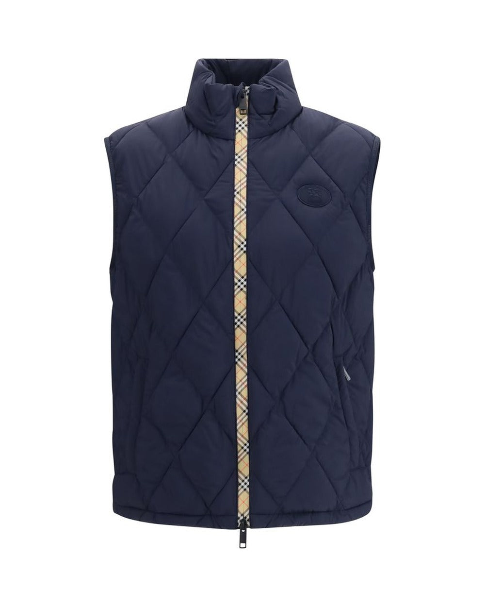 Burberry Blue Polyamide Sleeveless Jacket