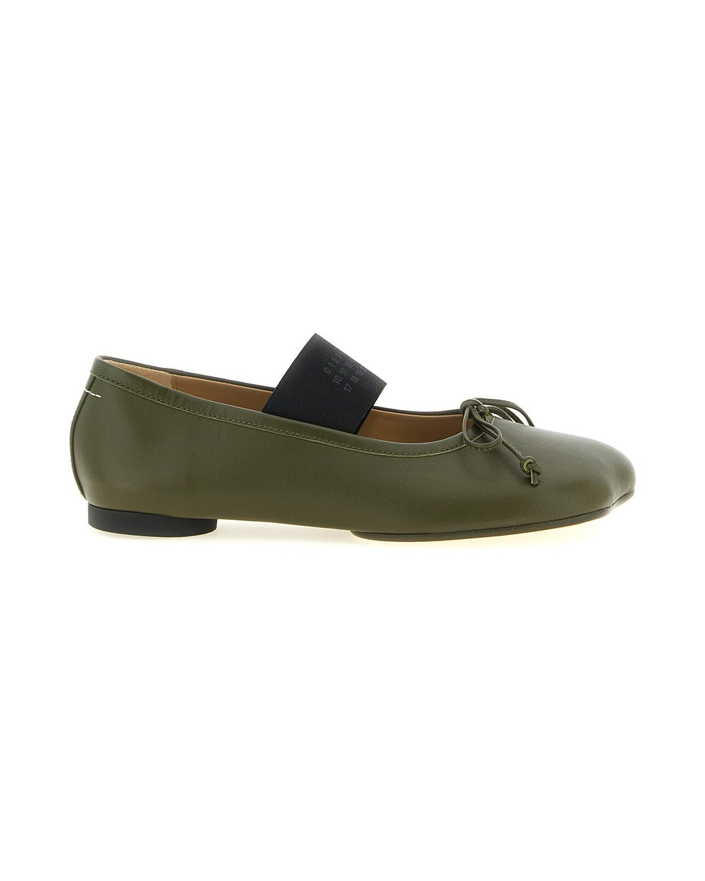 MM6 Maison Margiela Bicolor Lambskin Ballet Flats
