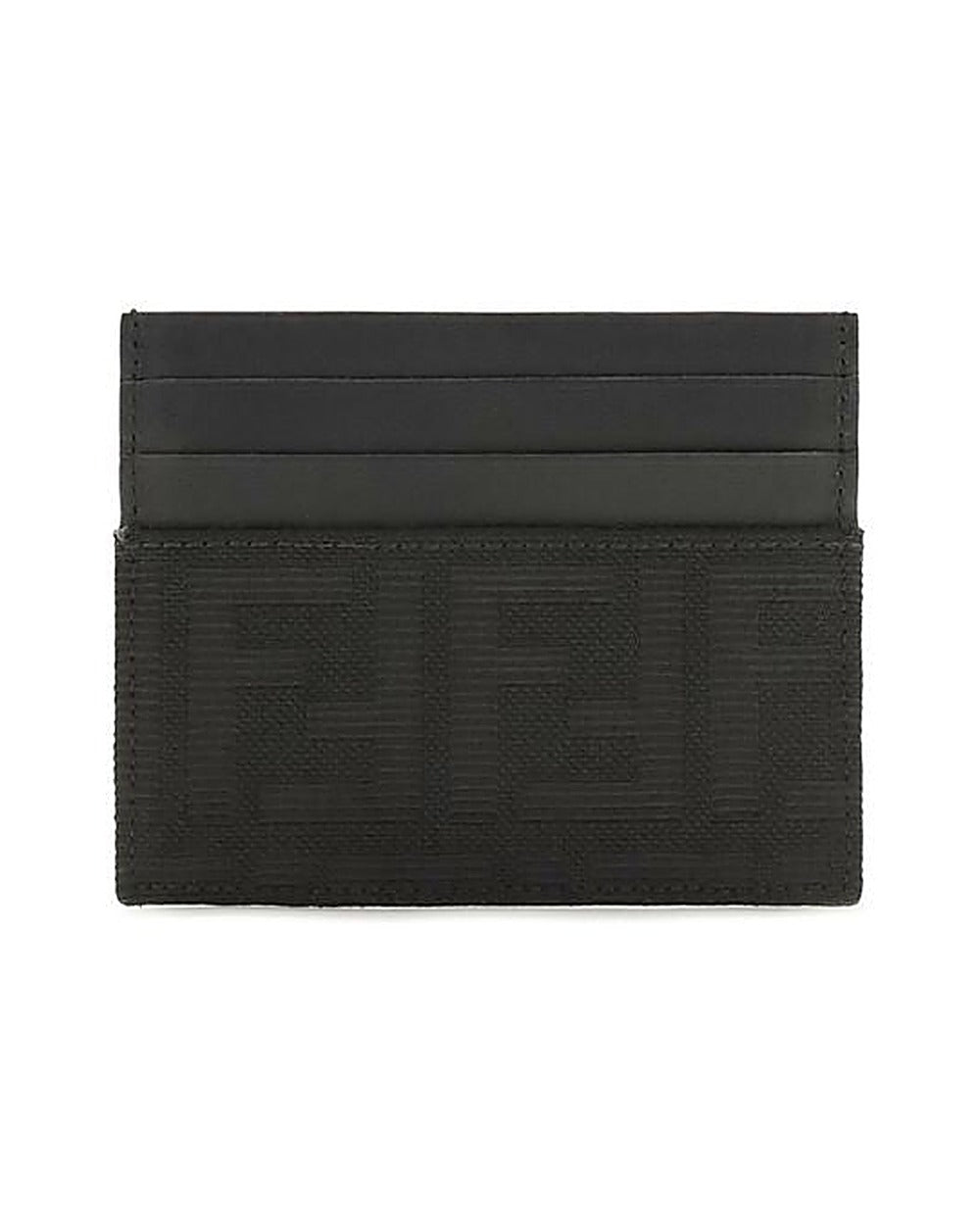 Fendi Black Polyester Wallet