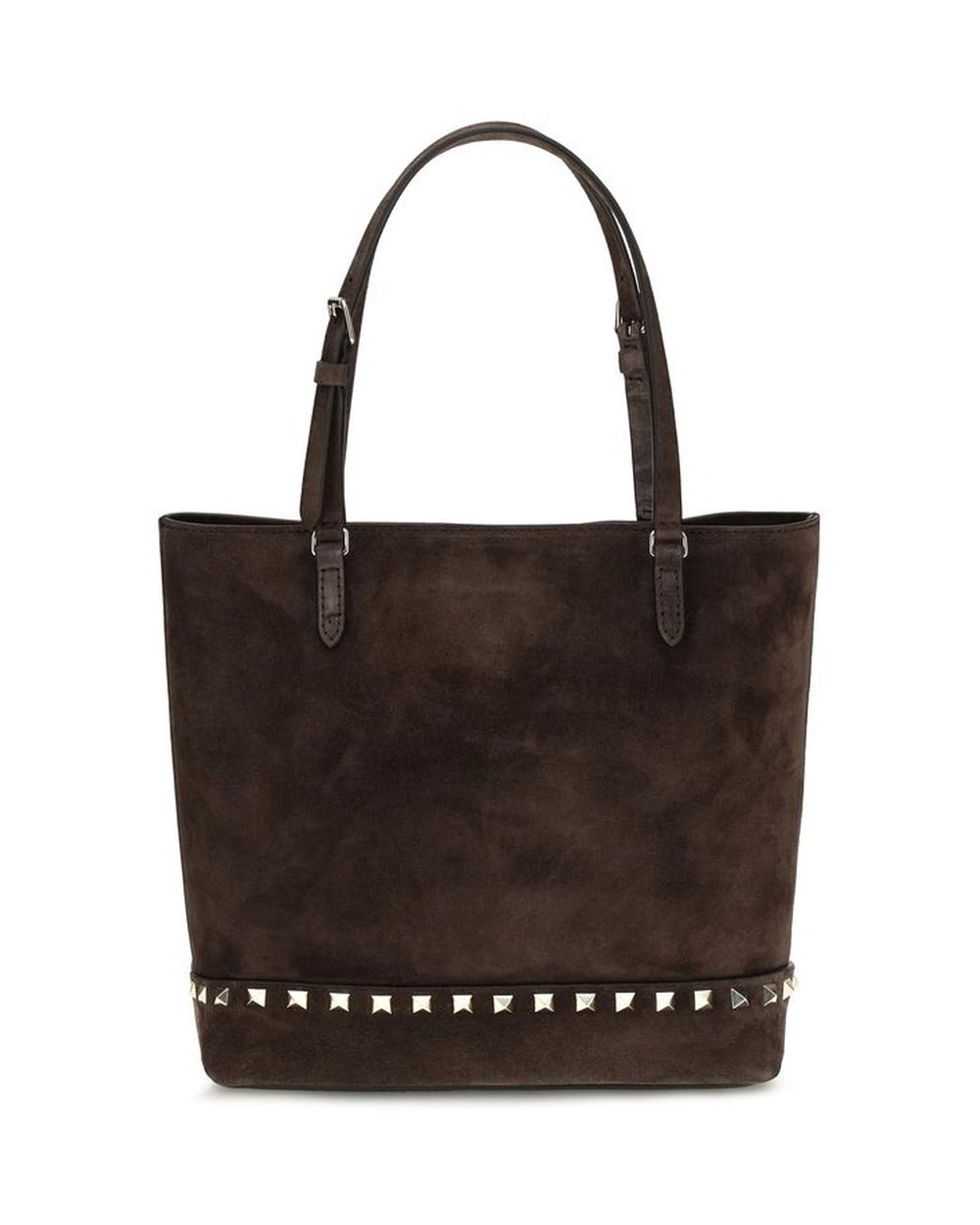 Valentino Garavani Brown Calf Leather Bos Taurus Shoulder Bag