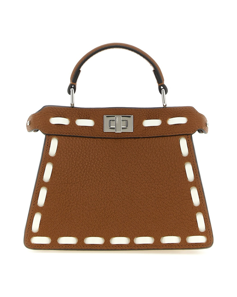 Fendi Brown Calfskin Handbag