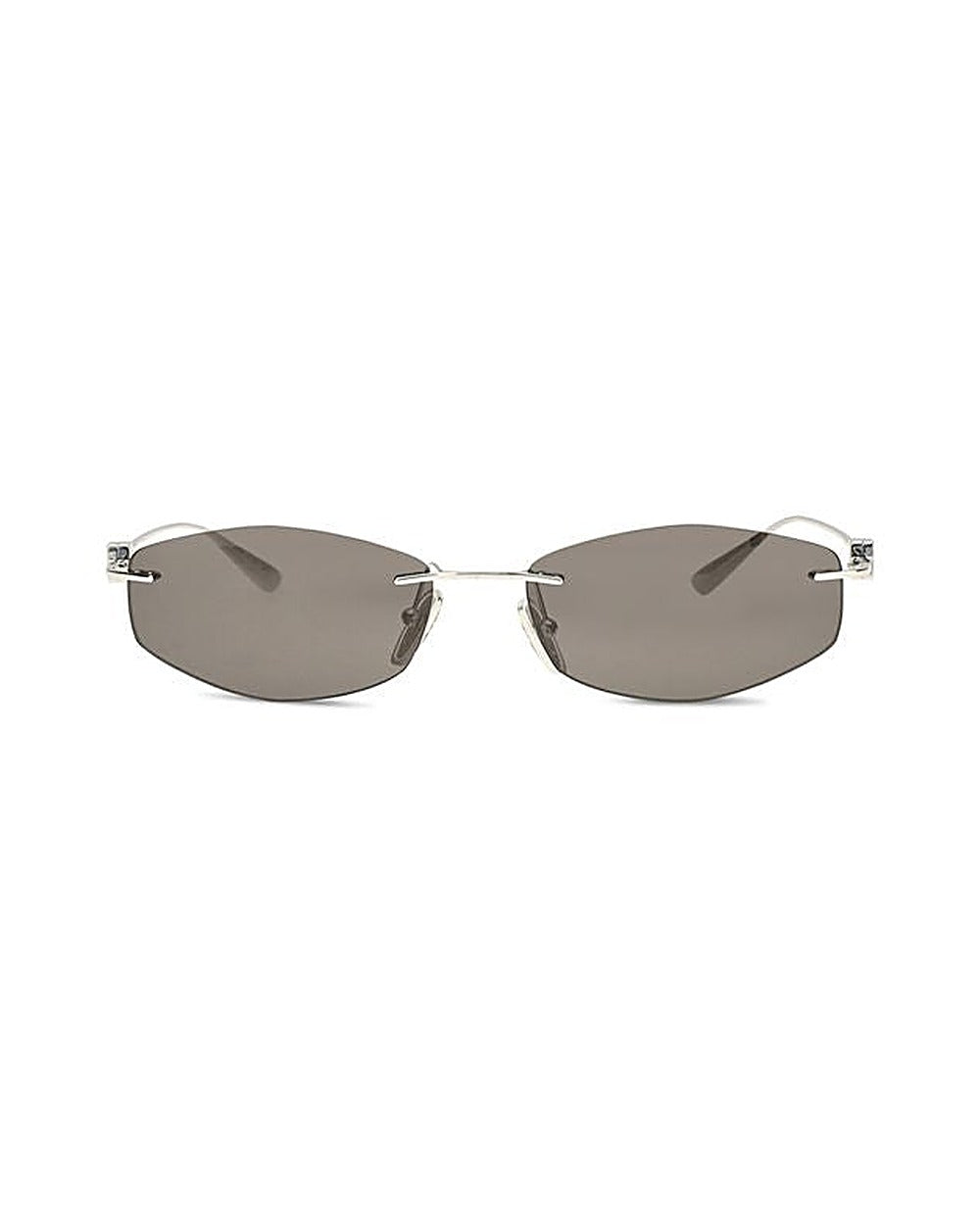 Balenciaga Silver Metal Sunglasses
