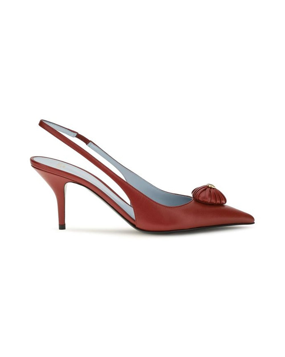 Valentino Garavani Red Calf Leather Bos Taurus High Heel Pumps