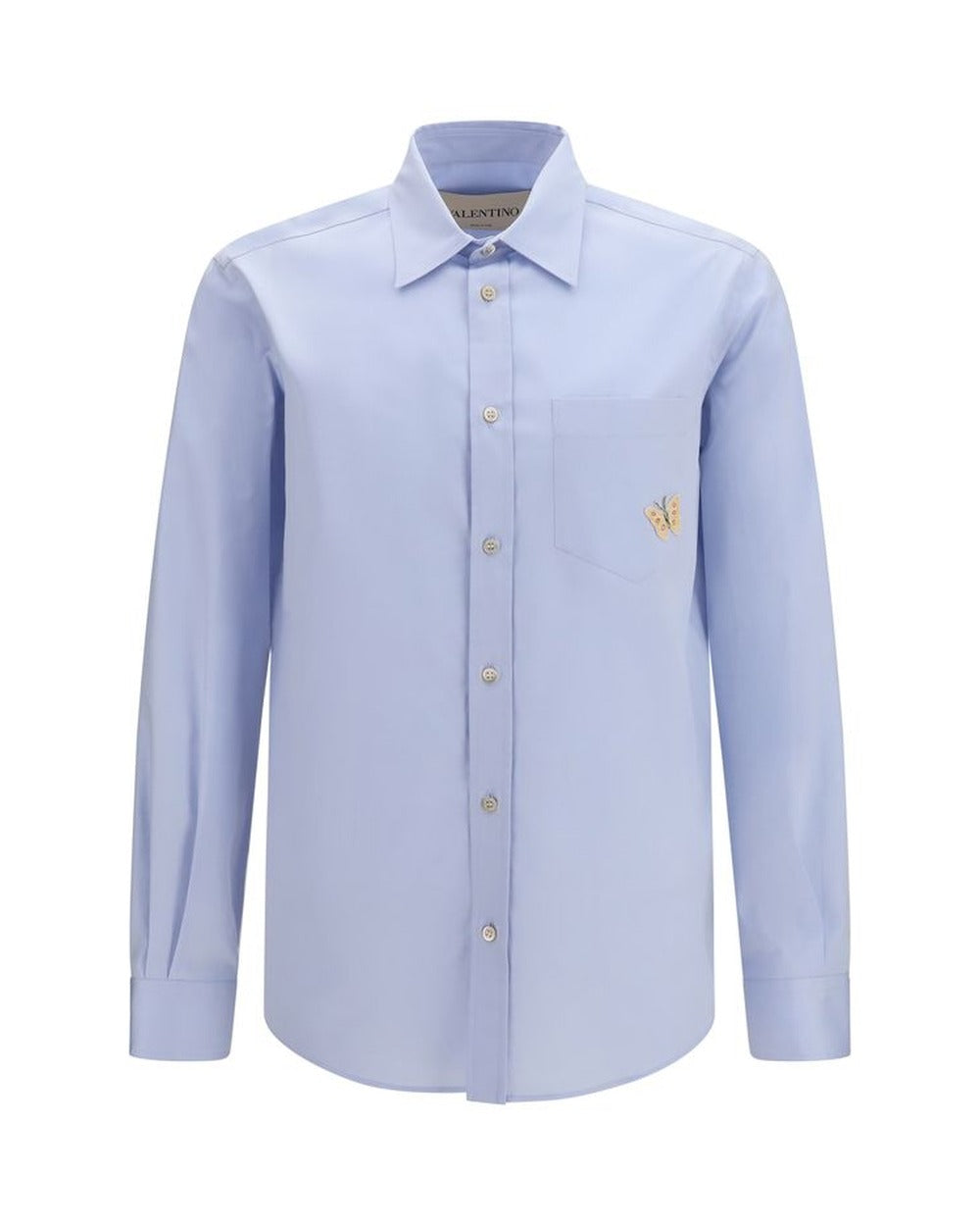 Valentino Garavani Blue Cotton Dress Shirt