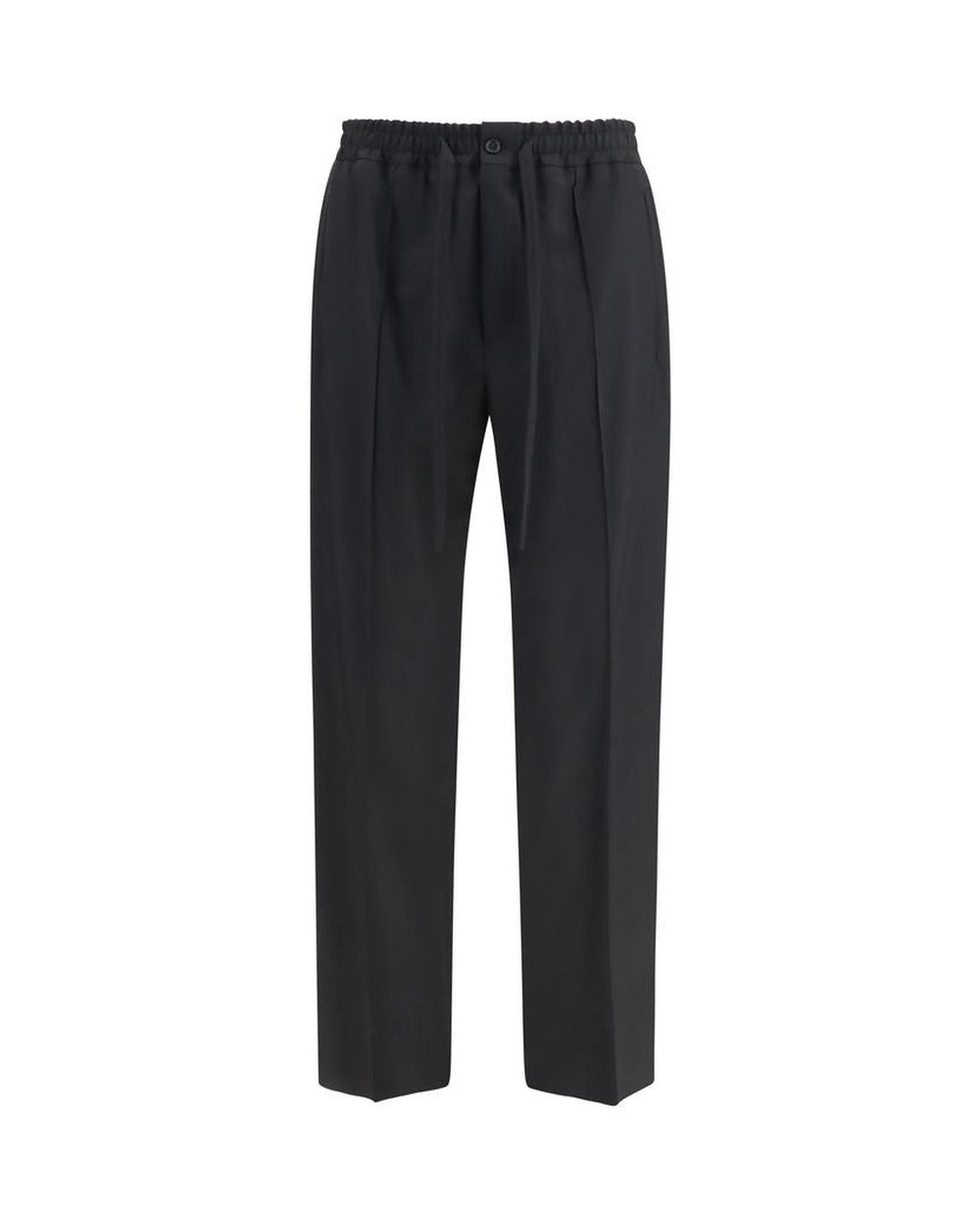 Valentino Garavani Black Cotton Chino Pants