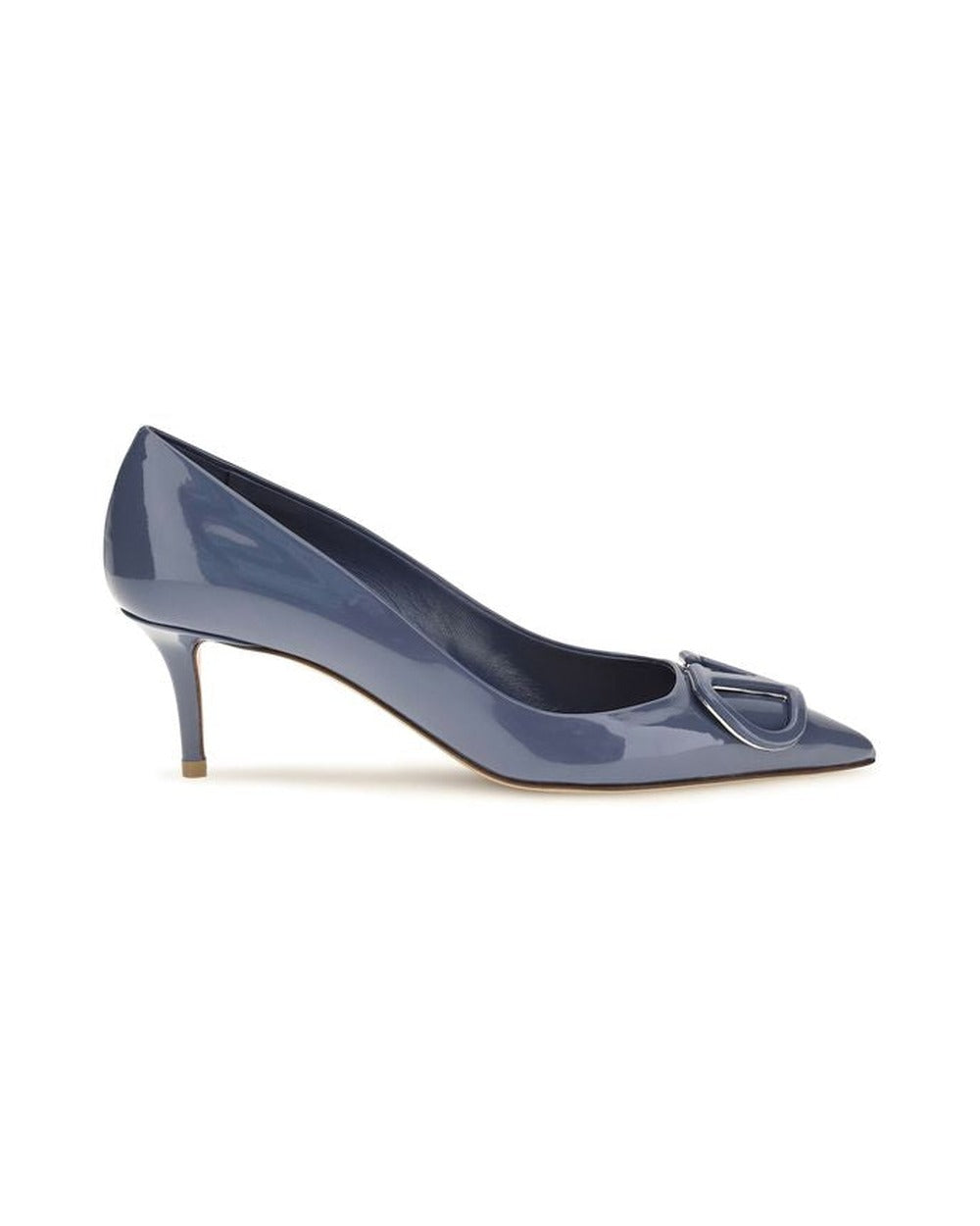 Valentino Garavani Blue Calf Leather Bos Taurus High Heel Pumps