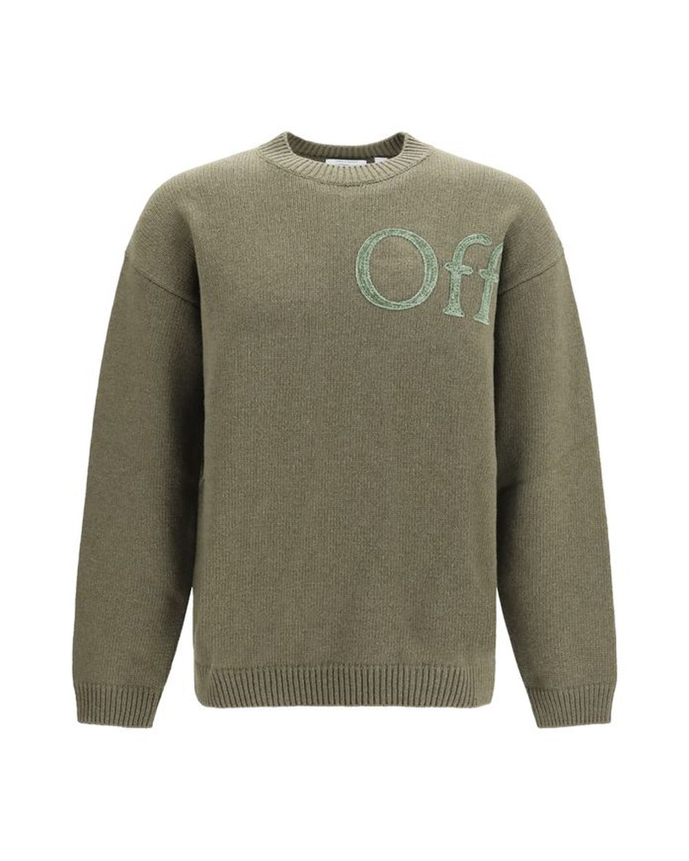 Off-White Bicolor Wool Oves Aries Sweatshirt
