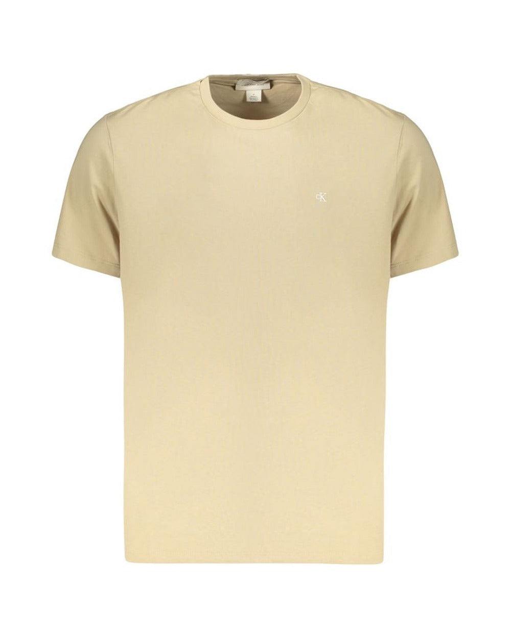 Calvin Klein Beige Cotton Men's T-Shirt