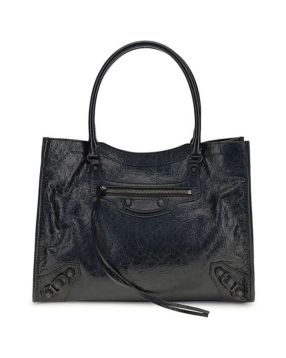 Balenciaga Black Lamb Ovis Aries Shoulder Bag