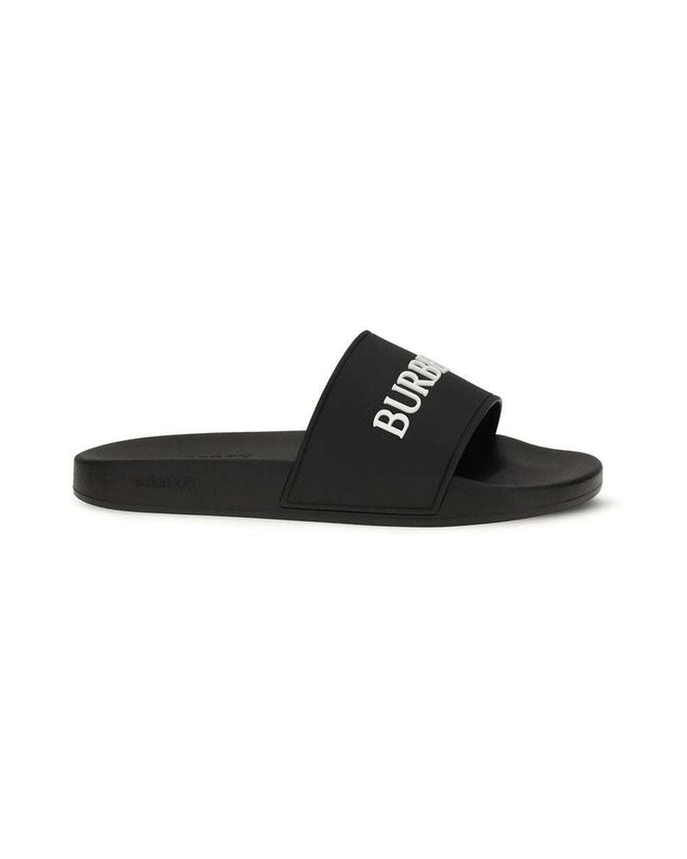 Burberry Black Rubber Sandals