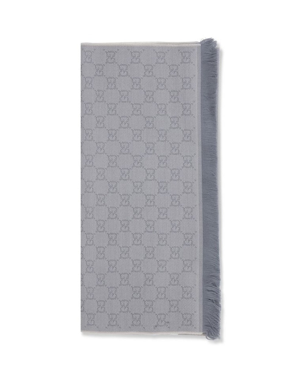Gucci Gray Wool Oves Aries Scarf