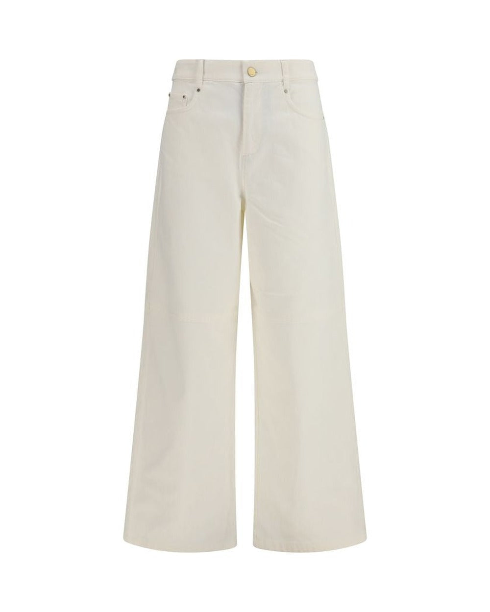 'S Max Mara White Cotton Casual Pants